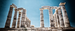 Ancient Temple Greek Ruins Acropolis