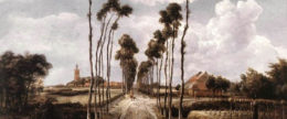 Meindert Hobbema - The road of Middelharnis 1689